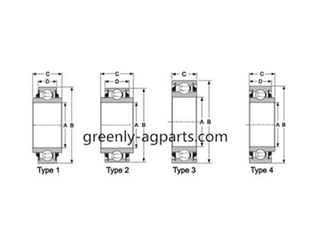 Square Bore Spherical Outside Diameter Disc Harrow Bearings