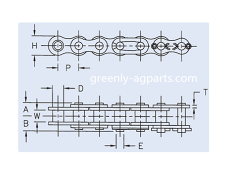 600 Series (PHSS) Stainless Steel Chains