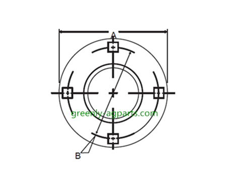 4 Bolt hole round self-aligning mounting flanges