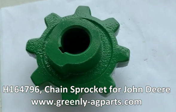 John Deere 8 Tooth Steel Elevator Chain Sprocket H164796 G164796